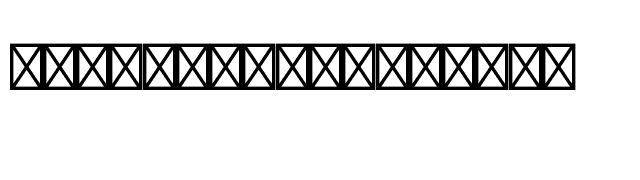 BundesbahnPiStd-3 font preview