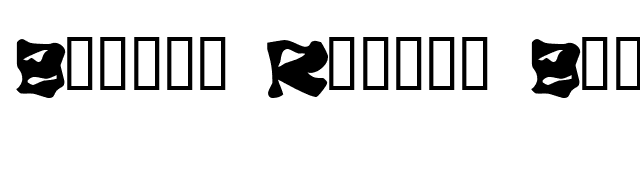 Burned Rubber Black font preview