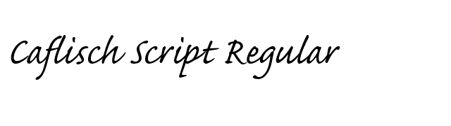 Caflisch Script Regular Font - FontPalace.com