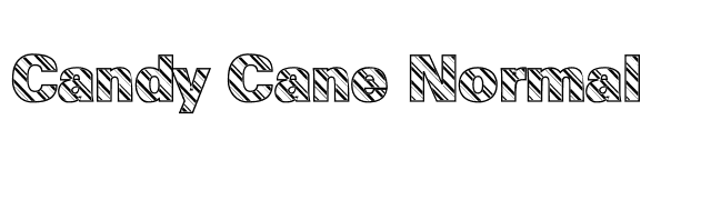 Candy Cane Normal font preview