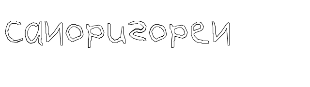 CanopusOpen font preview