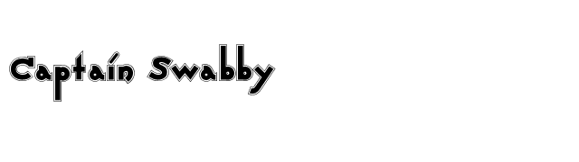 Captain Swabby font preview