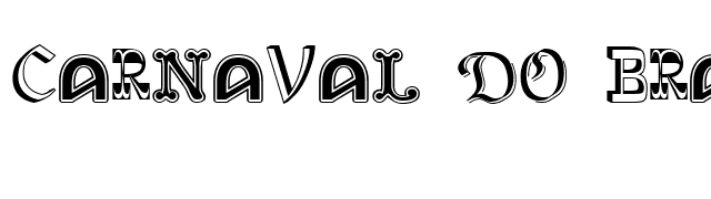 Carnaval do Brasil font preview