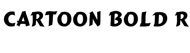 Cartoon Bold Regular font preview