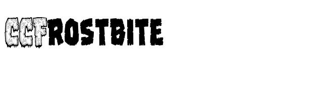 CCFrostbite font preview