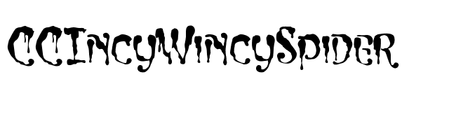 CCIncyWincySpider font preview