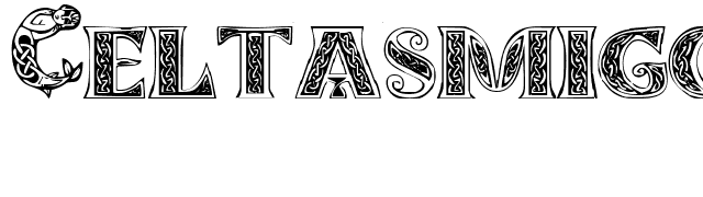 Celtasmigoria font preview