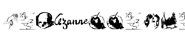 CezanneSketches font preview