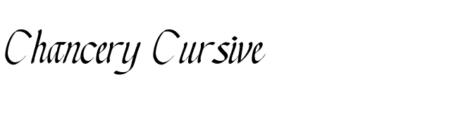 Chancery Cursive font preview