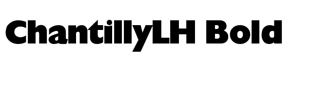 ChantillyLH Bold font preview