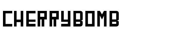 CherryBomb font preview