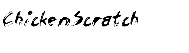 ChickenScratch font preview