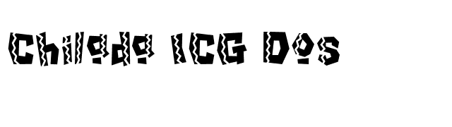 Chilada ICG Dos font preview