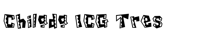 Chilada ICG Tres font preview