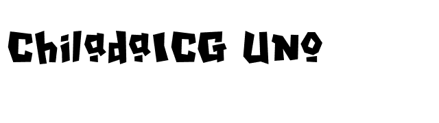 ChiladaICG Uno font preview