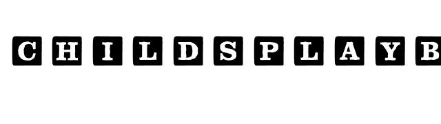 ChildsPlayBlocksSolid font preview