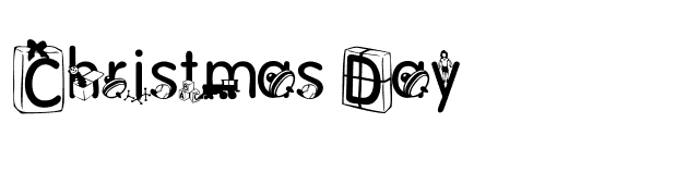 Christmas Day font preview