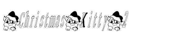 ChristmasKitty2 font preview