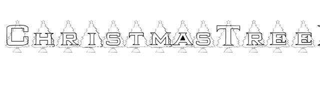 ChristmasTreeByPerry font preview