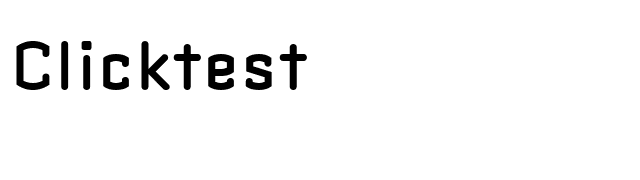 Clicktest font preview