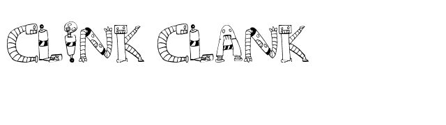 Clink Clank font preview