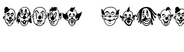 Clown Sketches JL font preview