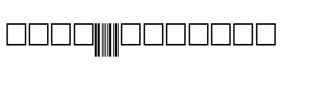 Code39-Digits font preview