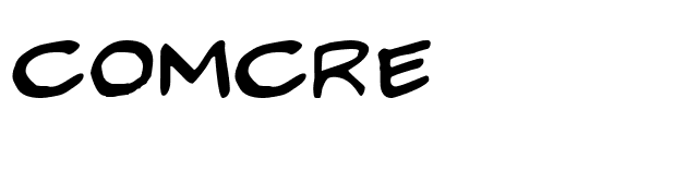 Comcre font preview