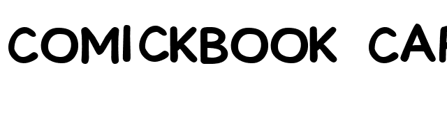 ComickBook Caps font preview