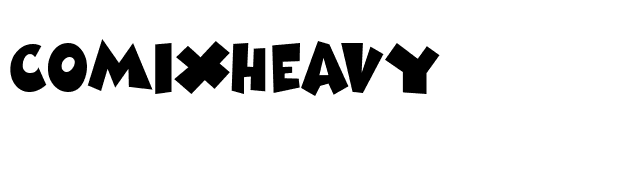 ComixHeavy font preview