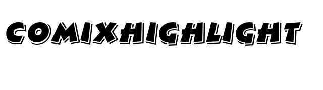 ComixHighlight font preview