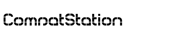 ComsatStation font preview