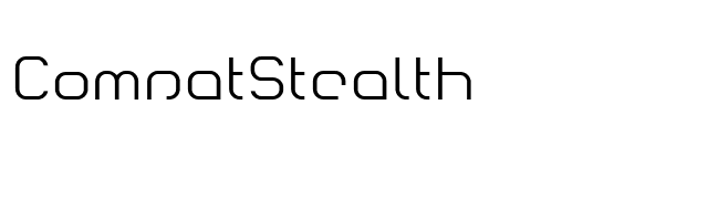 ComsatStealth font preview