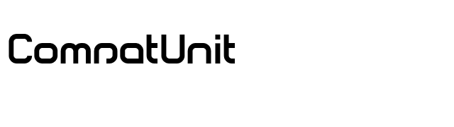 ComsatUnit font preview