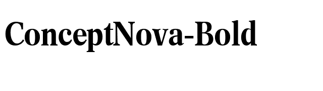 ConceptNova-Bold font preview