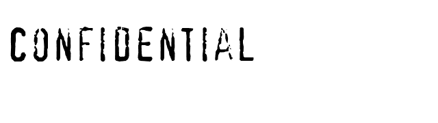 confidential-font-fontpalace