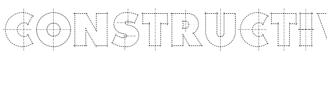 Constructivo Demo font preview