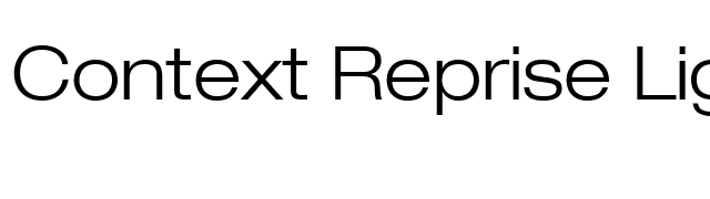 Context Reprise LightExp SSi Bold font preview