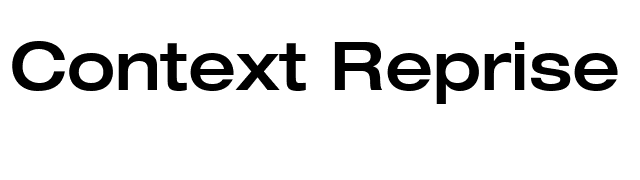 Context Reprise MediumExp SSi Normal font preview