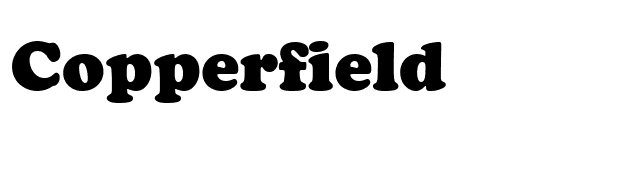 Copperfield font preview