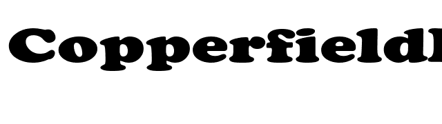 CopperfieldExtended font preview