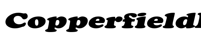 CopperfieldExtended Italic font preview