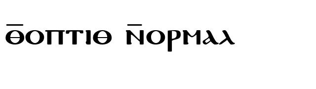 Coptic Normal font preview