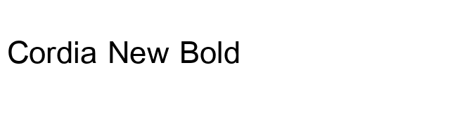 Cordia New Bold font preview