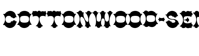 Cottonwood-SemiBold font preview