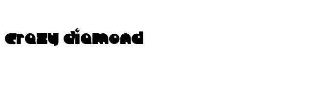 Crazy Diamond font preview