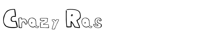 Crazy Ras font preview