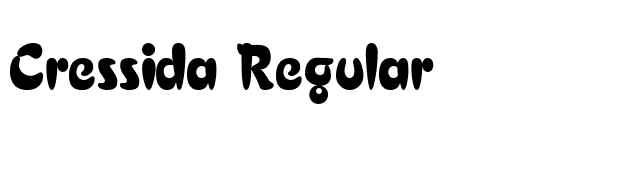 Cressida Regular font preview