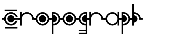 Cropograph font preview