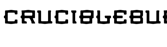 CrucibleBurnin-Medium font preview